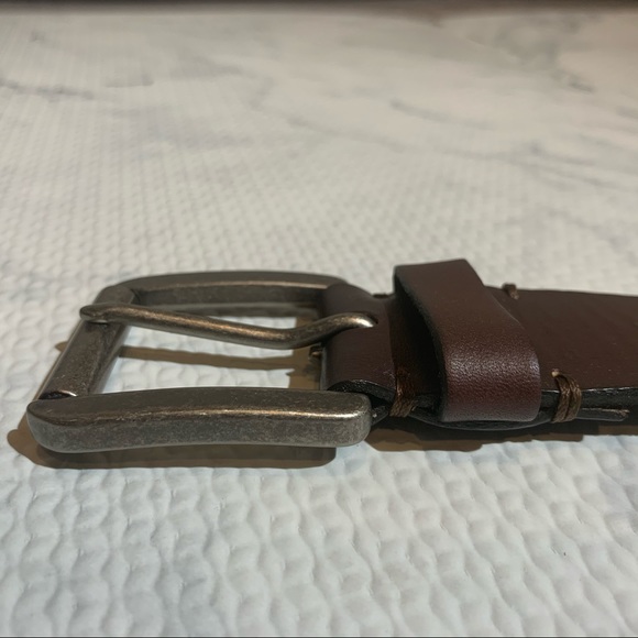 New James Campbell Genuine Leather Belt Brown 42 - Picture 3 of 8